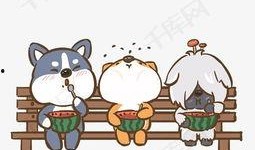 卡通动物吃瓜图片,卡通动物欢乐瓜园大冒险