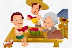 小孩打滚吃瓜图片大全,小孩打滚吃瓜欢乐瞬间大盘点