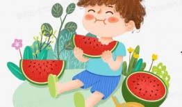 孩子吃瓜可爱头像,孩子吃瓜可爱头像背后的温馨故事